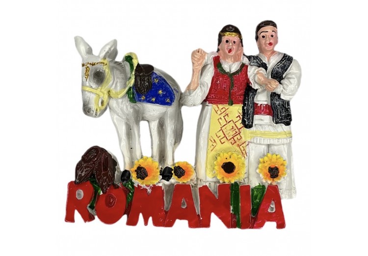 Magnet ceramic măgăruș și românași